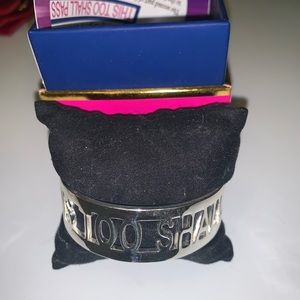 “This too shall pass” rustic Cuff Bracelet